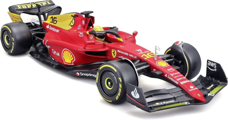 BBR FERRARI SF-75 İTALİAN GP MONZA 2022 C.LECLERC (182275-16DIE) 1:18