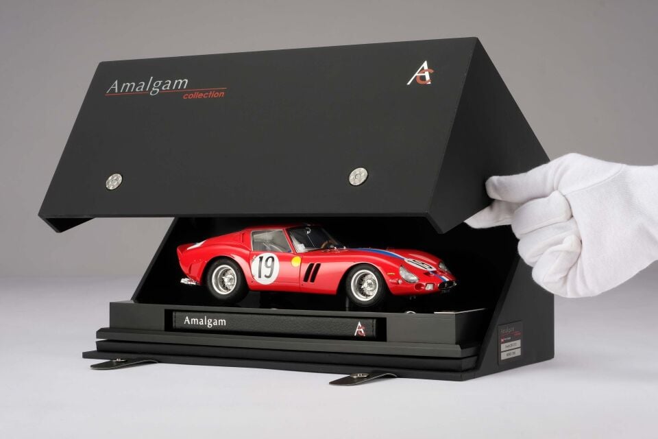 AMALGAM Ferrari 250 GTO - 3705GT - 1962 Le Mans Sınıf Birincisi 1:18