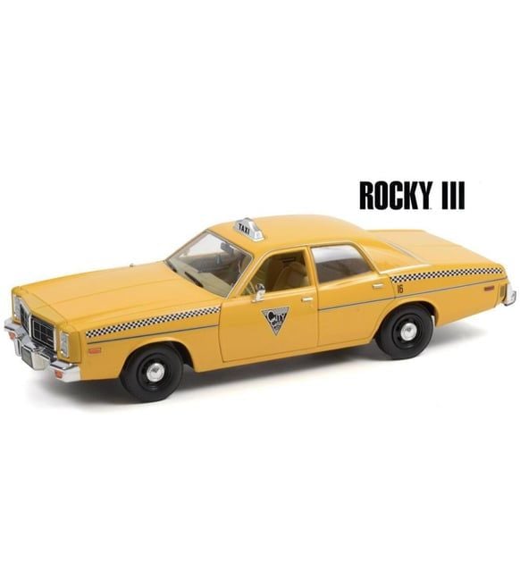 GREENLIGHT ROCKY III DODGE MONACO TAXI 1978 (19111) 1:18