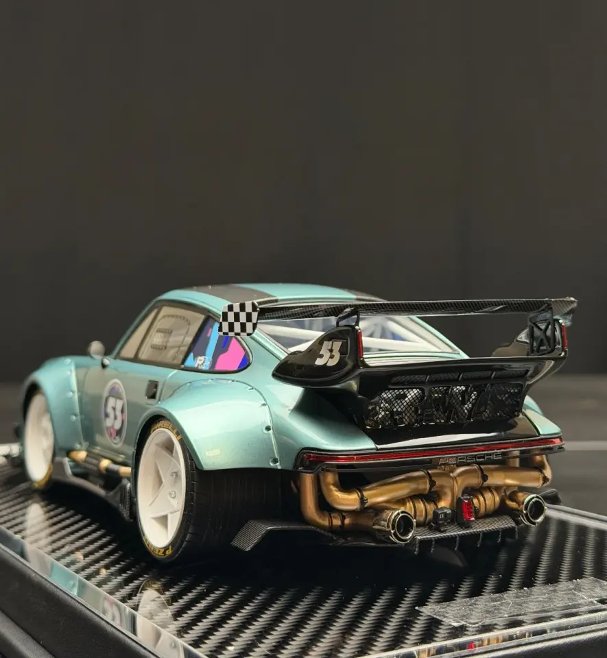 MCM Porsche Carrera RWB 964 Modified Version (Buz Mavisi) 1:18