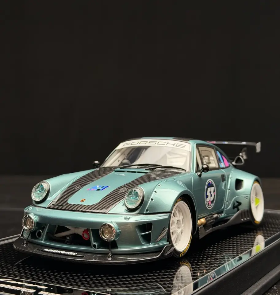 MCM Porsche Carrera RWB 964 Modified Version (Buz Mavisi) 1:18