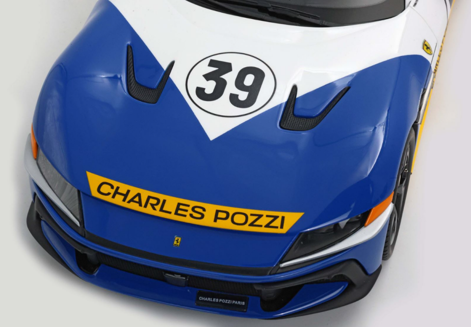 BBR Ferrari 12Cilindri Coupe - Special Box Tribute to Le Mans 1972 1:18