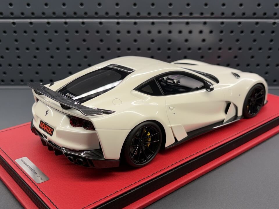NOVITEC Ferrari 812 N-Largo Pearl White Limited 50 1:18