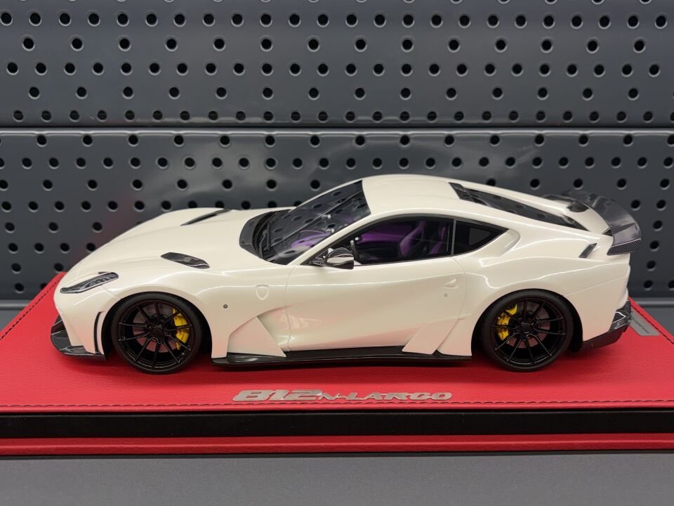 NOVITEC Ferrari 812 N-Largo Pearl White Limited 50 1:18