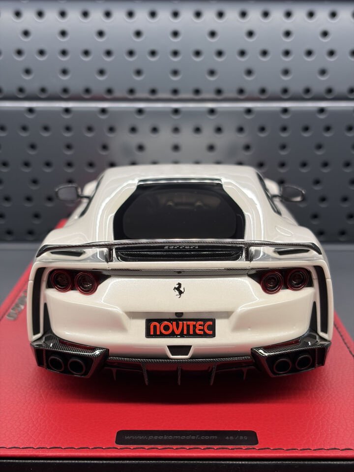 NOVITEC Ferrari 812 N-Largo Pearl White Limited 50 1:18