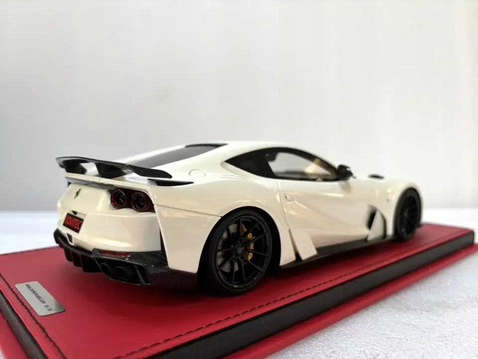 NOVITEC Ferrari 812 N-Largo Pearl White Limited 50 1:18