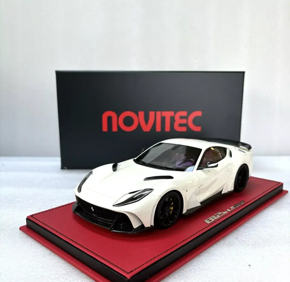 NOVITEC Ferrari 812 N-Largo Pearl White Limited 50 1:18