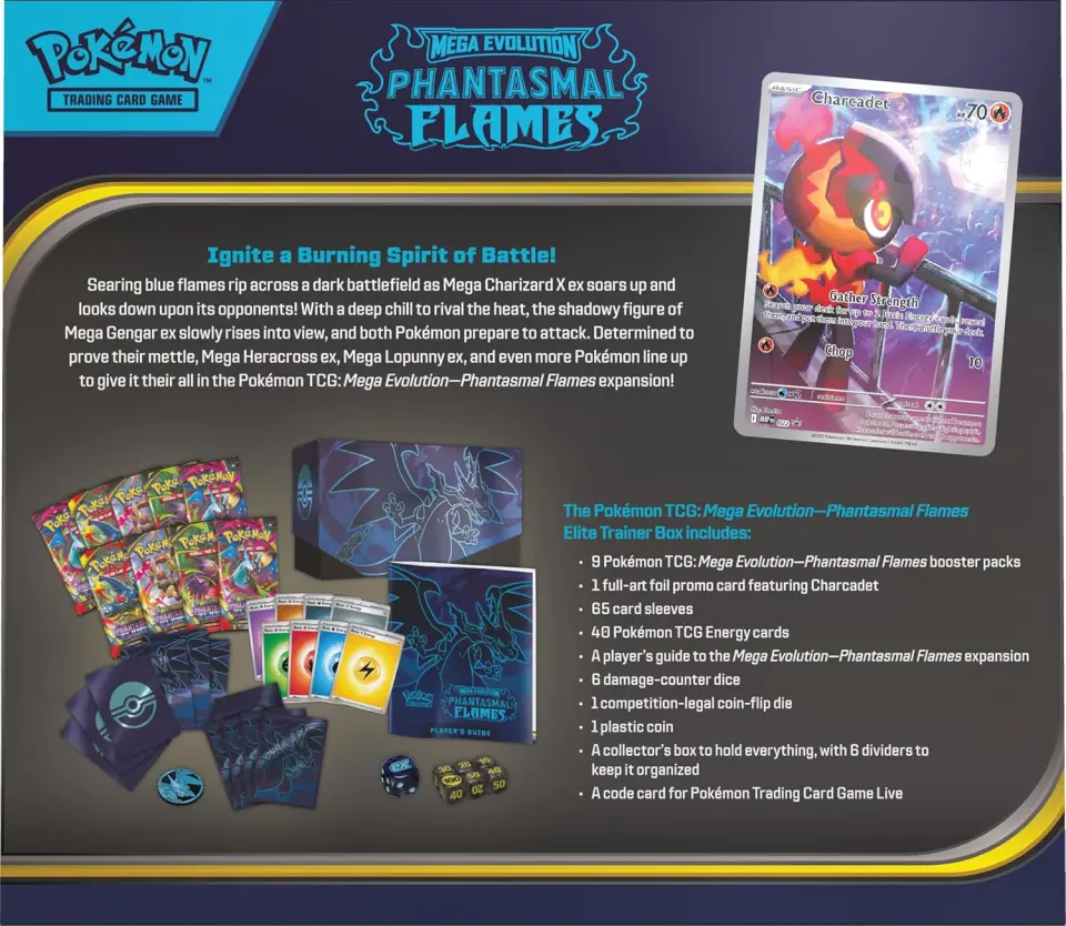 Pokémon Phantasmal Flames Elite Trainer Box