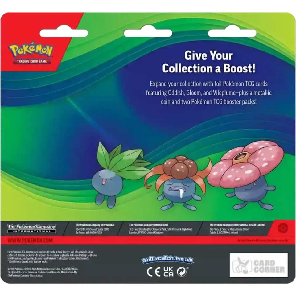 Pokémon - Enhanced 2 Booster Blister: Oddish, Gloom & Vileplume