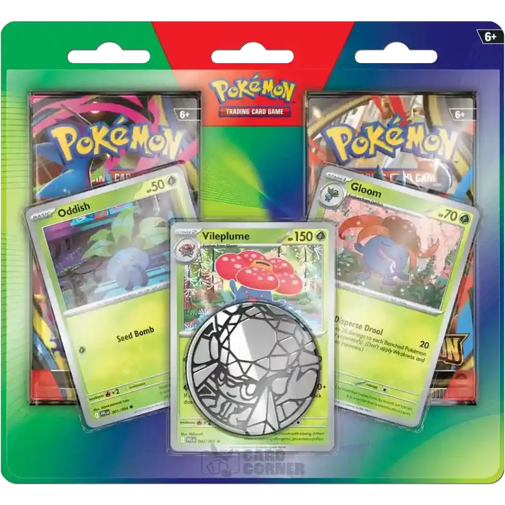 Pokémon - Enhanced 2 Booster Blister: Oddish, Gloom & Vileplume