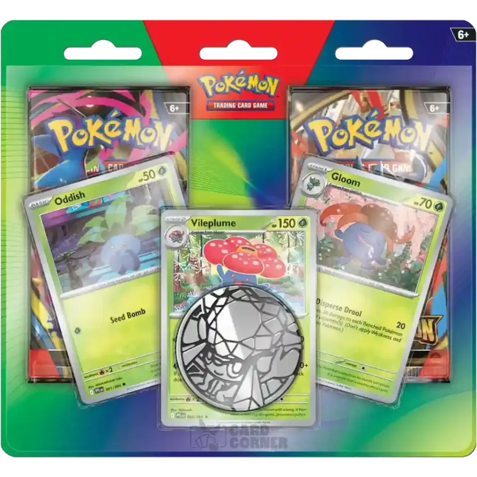 Pokémon - Enhanced 2 Booster Blister: Oddish, Gloom & Vileplume