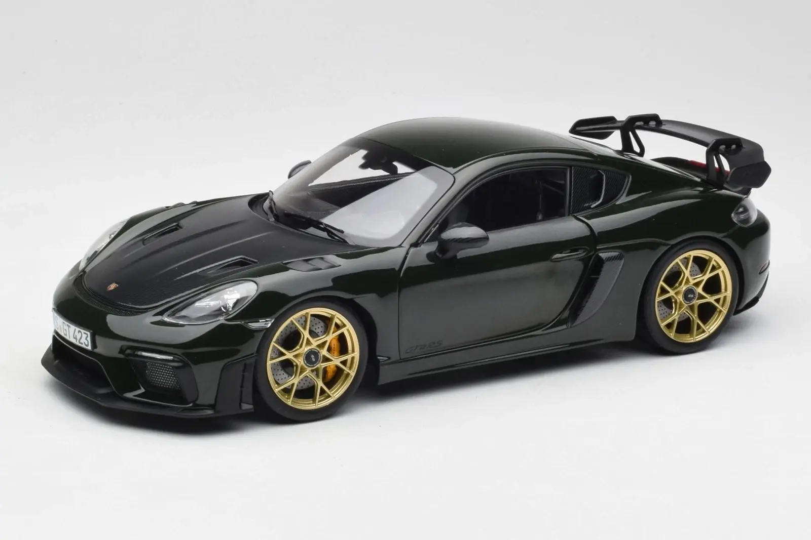 NOREV PORSCHE CAYMAN GT4 RS WEISSACH PACK BREWSTERGREEN 2023 1:18 (187250)