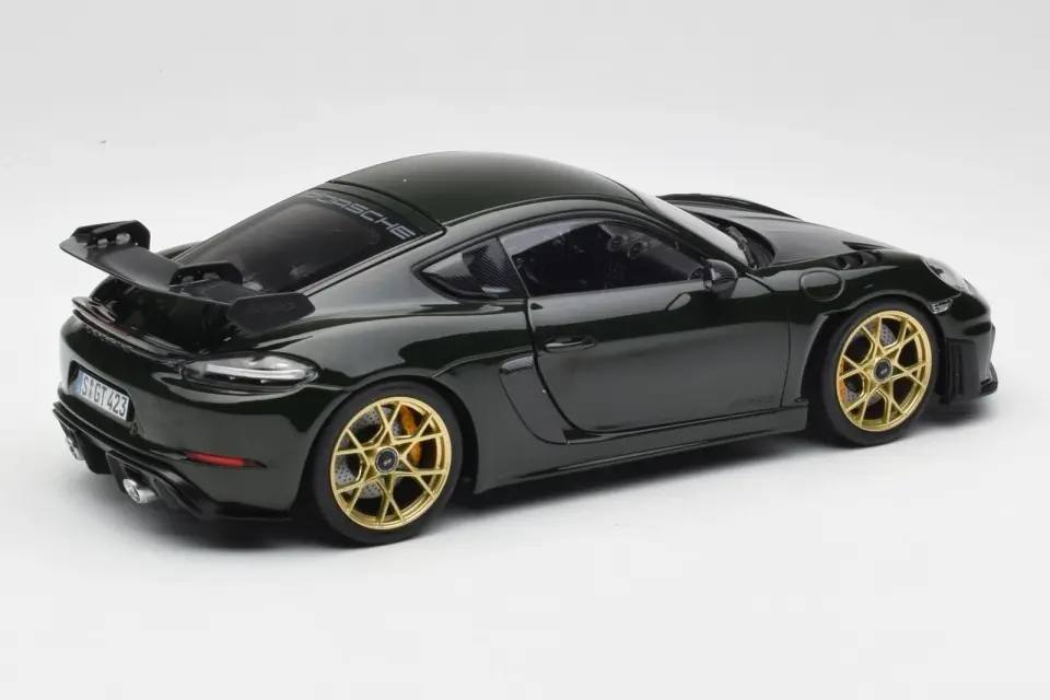 NOREV PORSCHE CAYMAN GT4 RS WEISSACH PACK BREWSTERGREEN 2023 1:18 (187250)