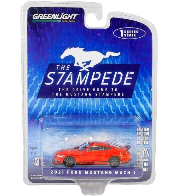 GREENLIGHT 2021 FORD MUSTANG MACH1 (13340-E) 1:64