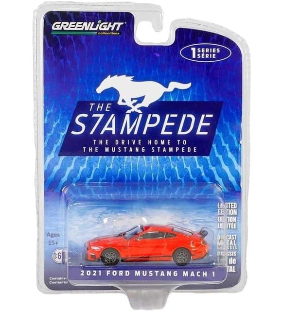 GREENLIGHT 2021 FORD MUSTANG MACH1 (13340-E) 1:64