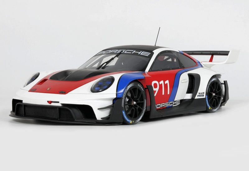 1:18 GT Spirit 2023 Porsche 911 992 GT3 R Rennsport White