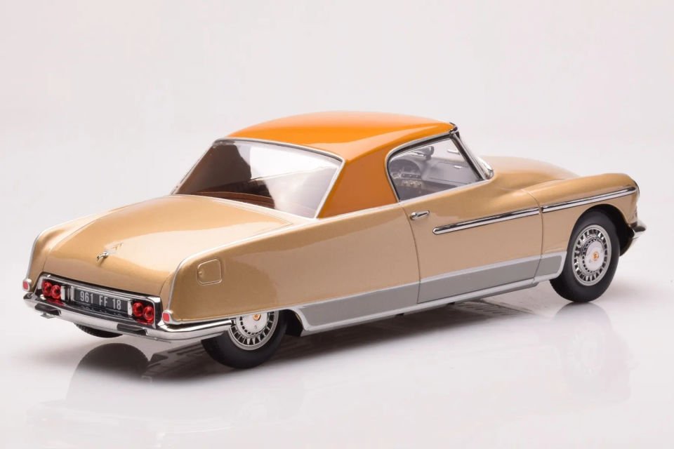 NOREV CITROEN DS 19 LE DANDY BEIGE AND BROWN 1964 1:18 (121570)