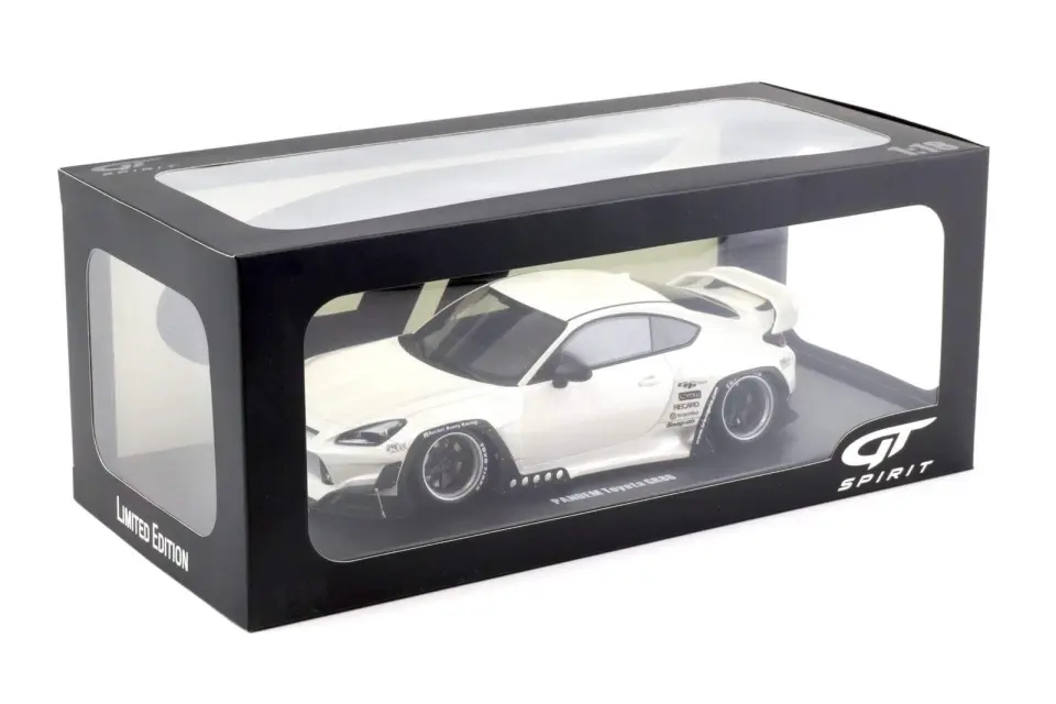 1:18 GT Spirit 2023 Toyota GR86 Pandem Crystal White