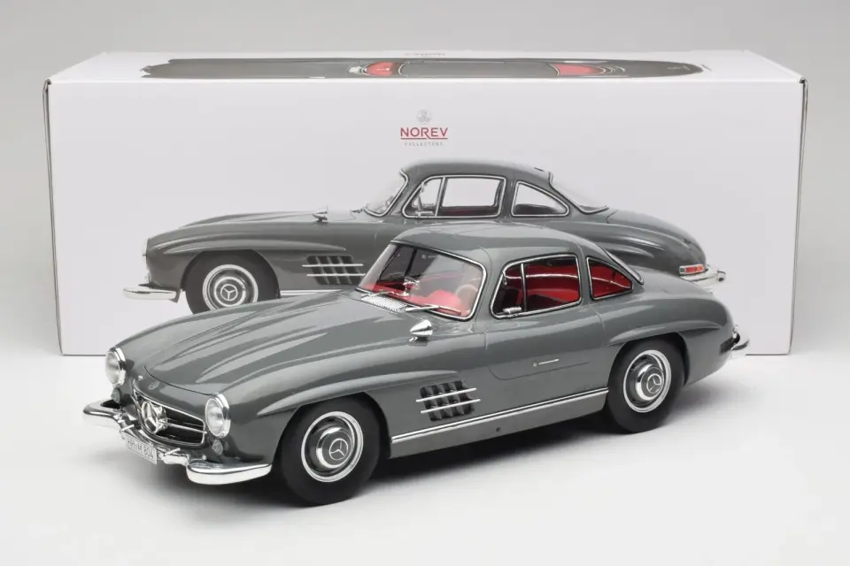 NOREV MERCEDES-BENZ 300 SL GULLWING GRAPHITE GREY 1954 1:12