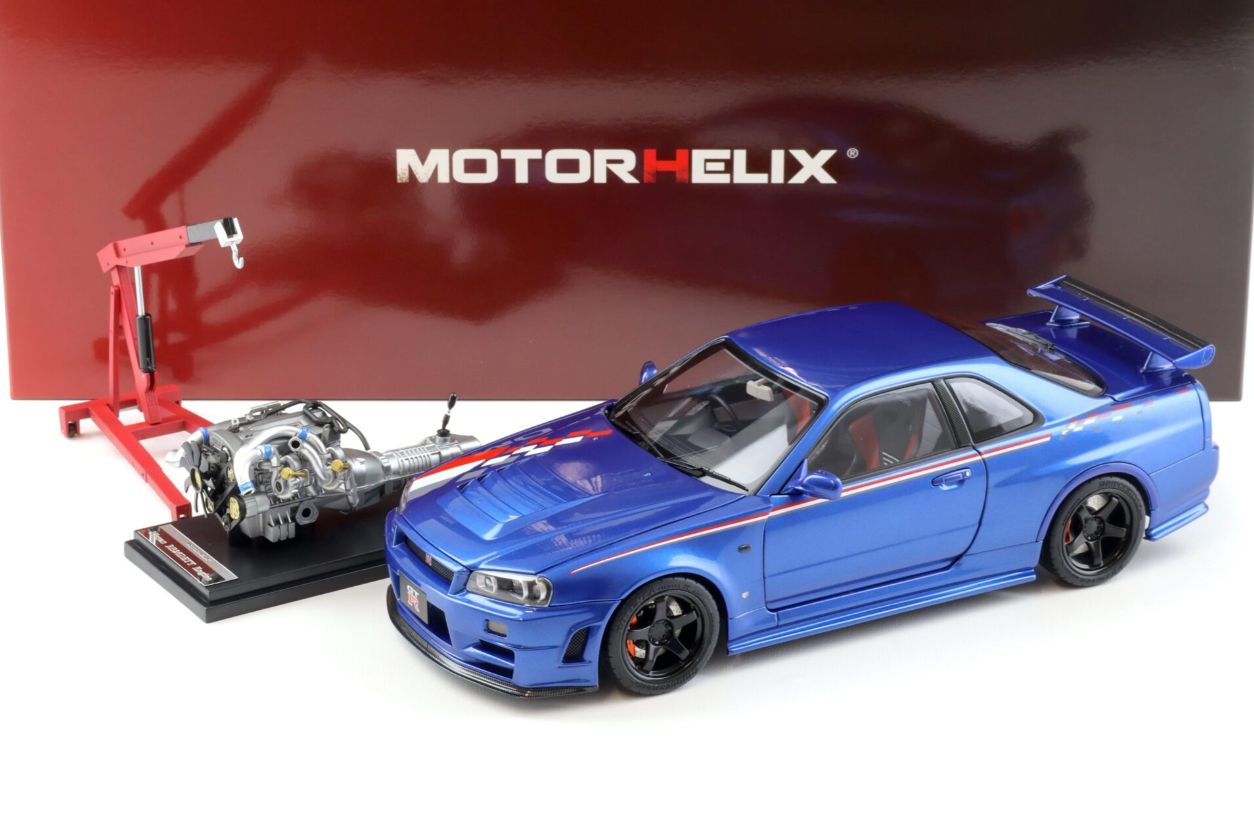 1:18 Nissan Skyline GT-R R34 Nismo CRS Livery