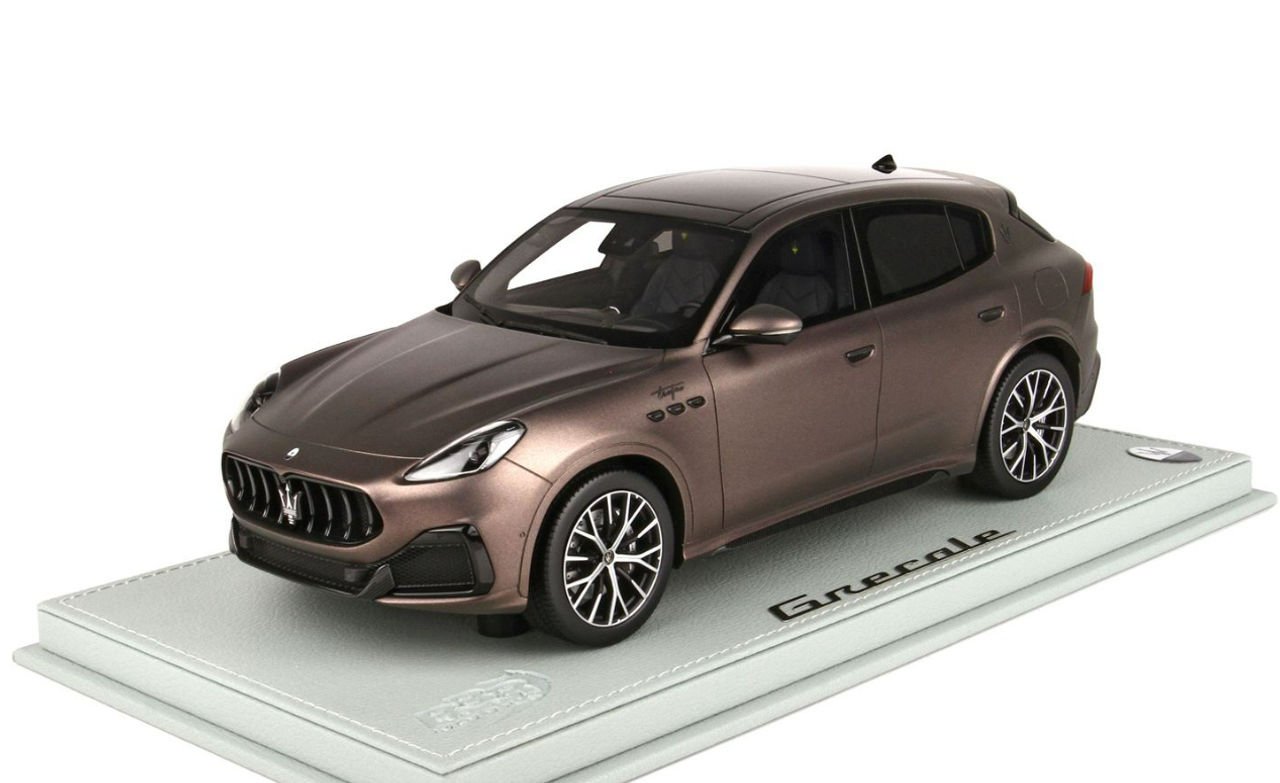 Miniature BBR 1/43 Maserati Grecale Trofeo 2022, Couleur Lava Grey, BBRC288E, Prévente