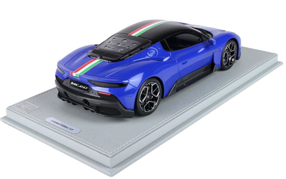 BBR MASERATI MC 20 BLUE INFINITION 1:18 (1/1 LMTD)