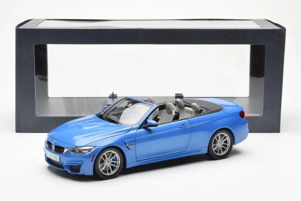 PARAGON BMW M4 (F82) CONVERTIBLE YAS MARINA BLUE 2015 1:18