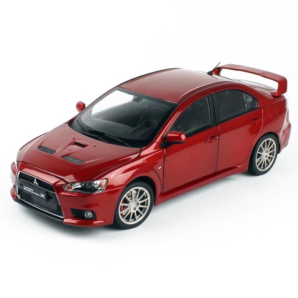 Sunstar 5822 1/18 Ölçek, Mitsubishi Lancer Evolution X, Kırmızı Metalik