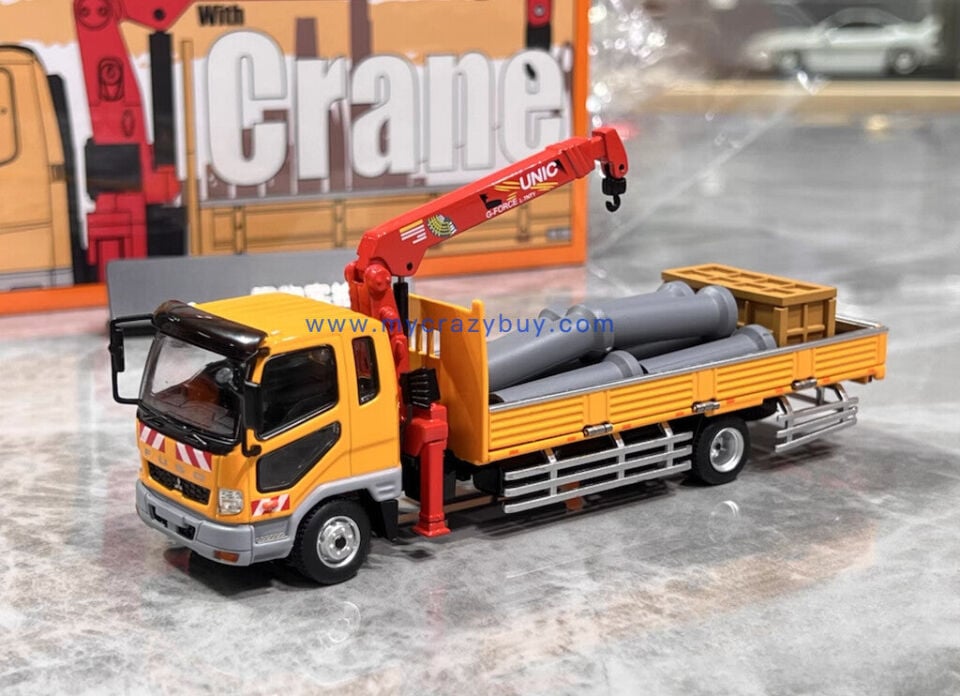 1/64 Mitsubishi Fuso Crane Truck *RHD* with access...