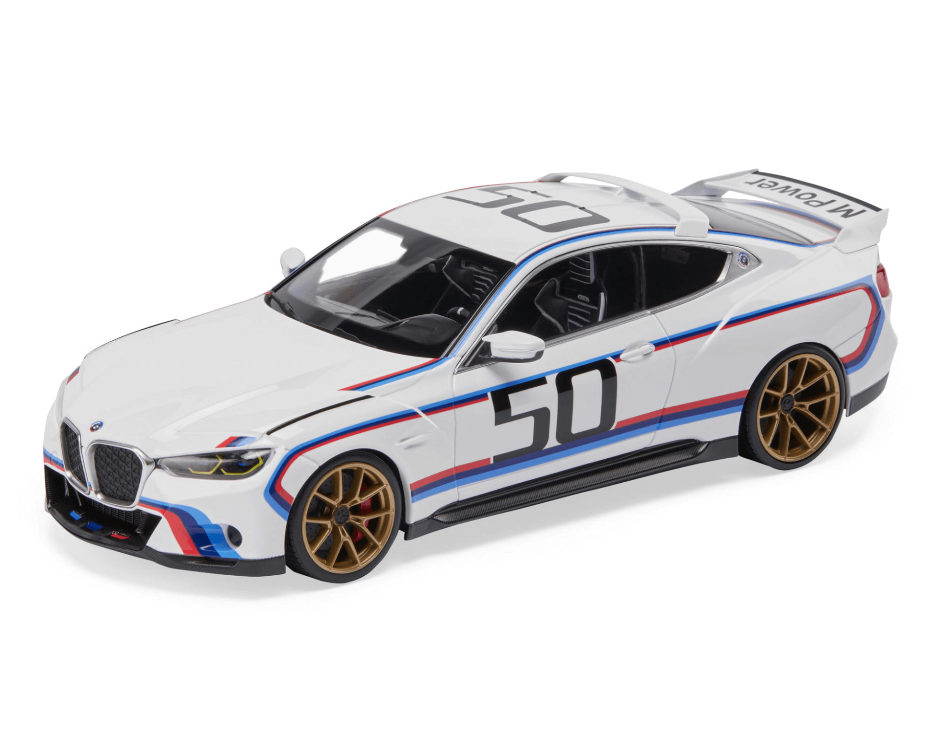 MINICHAMPS BMW 3.0 CSL 50TH JAHRE 2022 1:18 DEALER VERSION