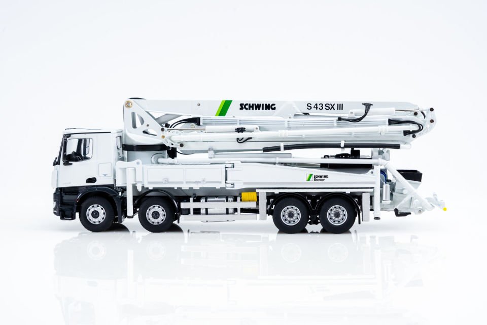 NZG MERCEDES BENZ AROCS 8X4 SCHWING S43SX III (951) 1:50