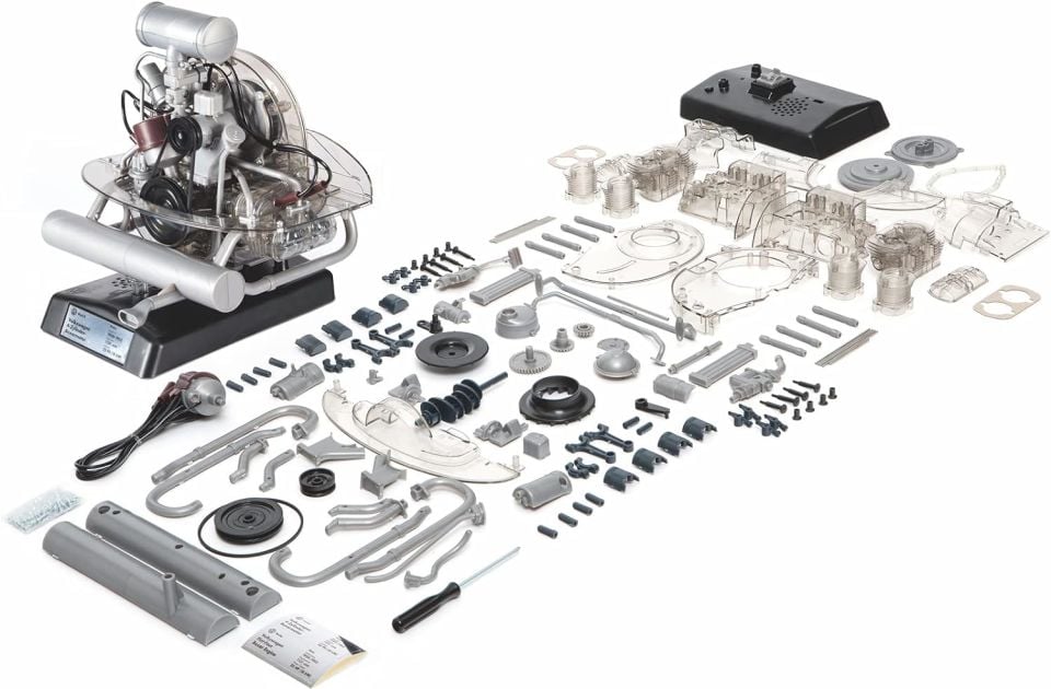 FRANZIS VW CAMPERVAN BULLİ T1 FLAT-FOUR 1:4