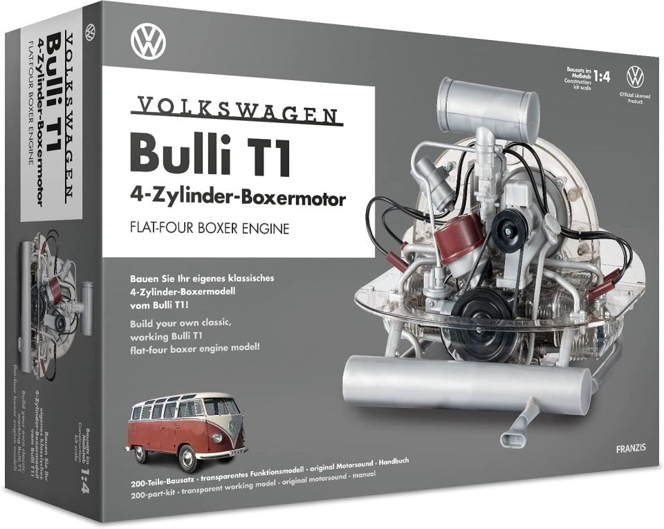 FRANZIS VW CAMPERVAN BULLİ T1 FLAT-FOUR 1:4