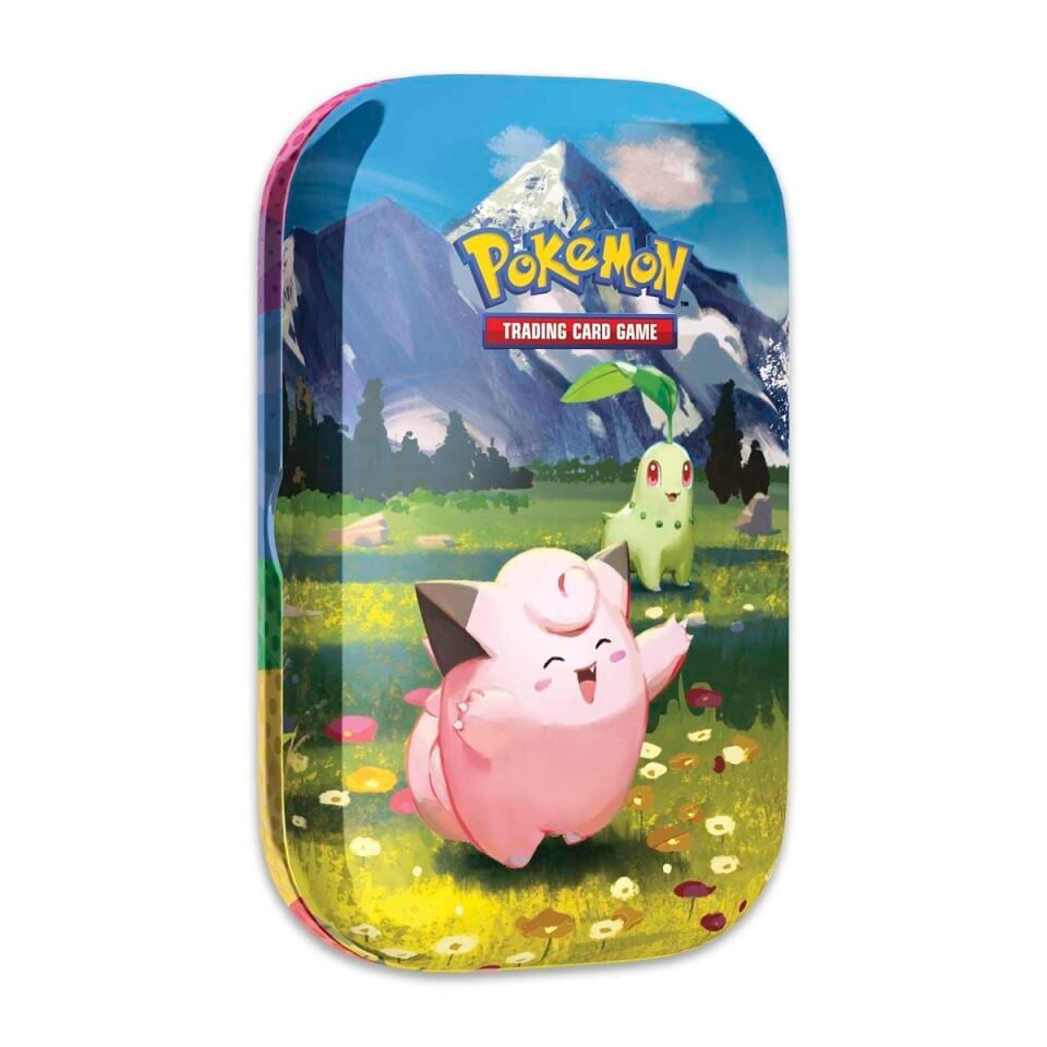Pokémon TCG: Mega Evolution-Yükselmiş Kahramanlar Mini Tin (Clefairy ve Chikorita)