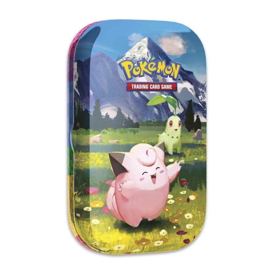 Pokémon TCG: Mega Evolution-Yükselmiş Kahramanlar Mini Tin (Clefairy ve Chikorita)