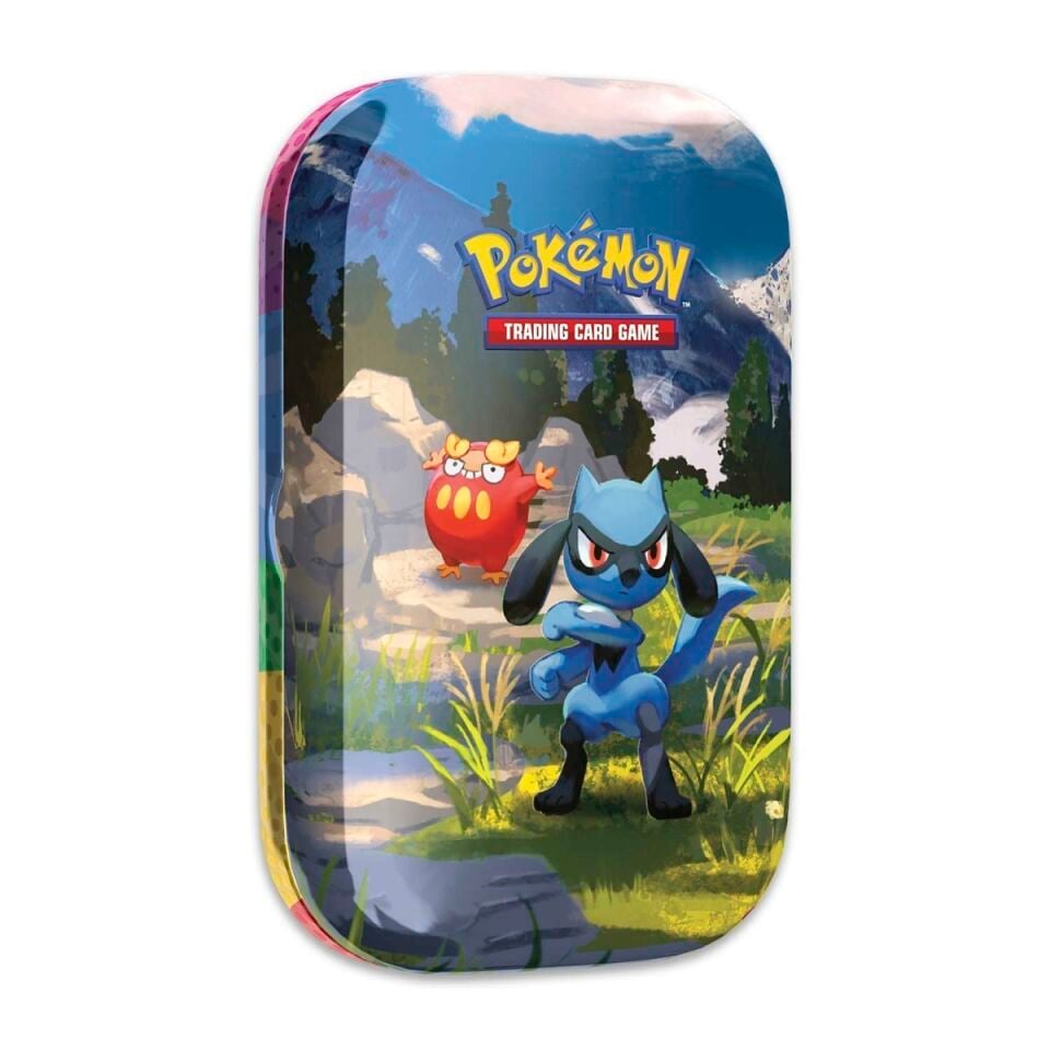 Pokémon TCG: Mega Evrim - Yükselmiş Kahramanlar Mini Teneke Kutu (Riolu ve Darumaka)