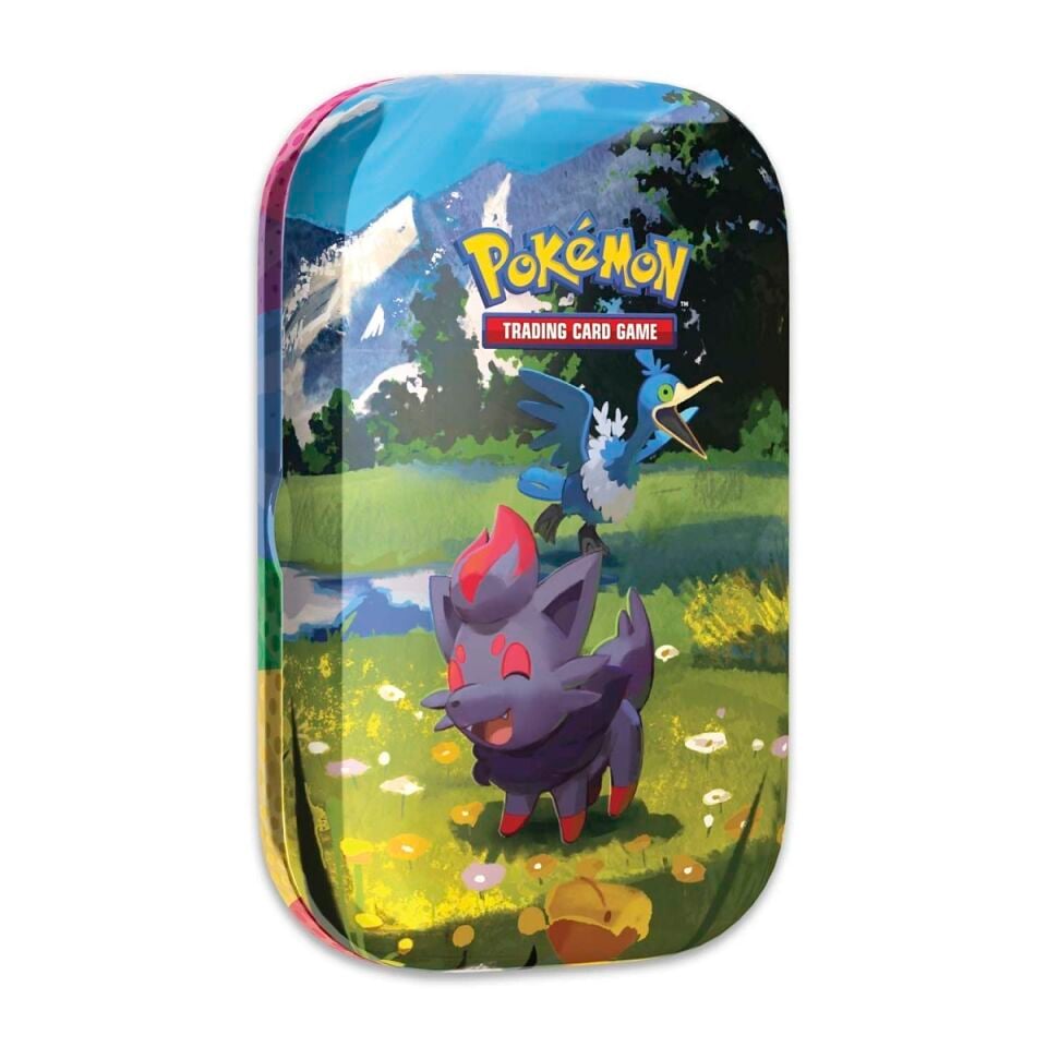 Pokémon TCG: Mega Evrim - Yükselmiş Kahramanlar Mini Teneke Kutu (Zorua ve Cramorant)