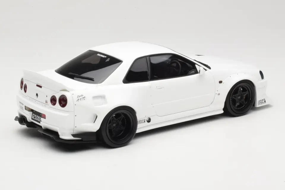OTTO NISSAN SKYLINE GT-R R34 KRC BODY KIT 1:18