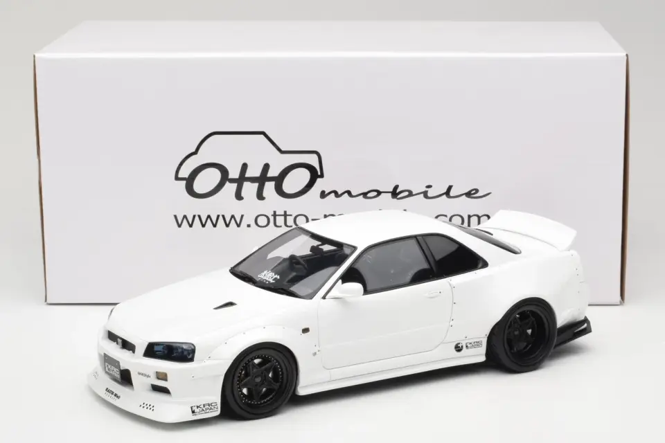 OTTO NISSAN SKYLINE GT-R R34 KRC BODY KIT 1:18