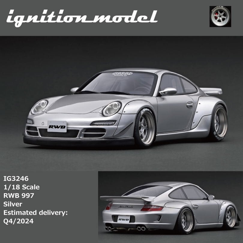 IGNITION MODEL RWB 997 SILVER 1:18 (IG3246)