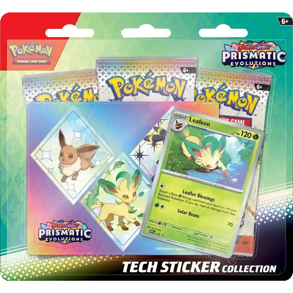Pokémon Prizmatik Evrimler Teknoloji Etiket Koleksiyonu (Leafeon)