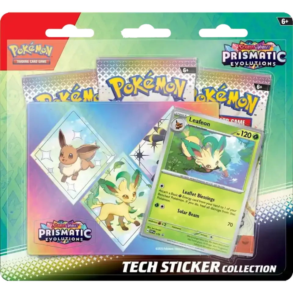 Pokémon Prizmatik Evrimler Teknoloji Etiket Koleksiyonu (Leafeon)