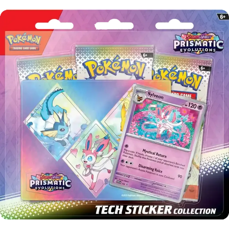 Pokémon Prizmatik Evrimler Teknoloji Etiket Koleksiyonu (Sylveon)