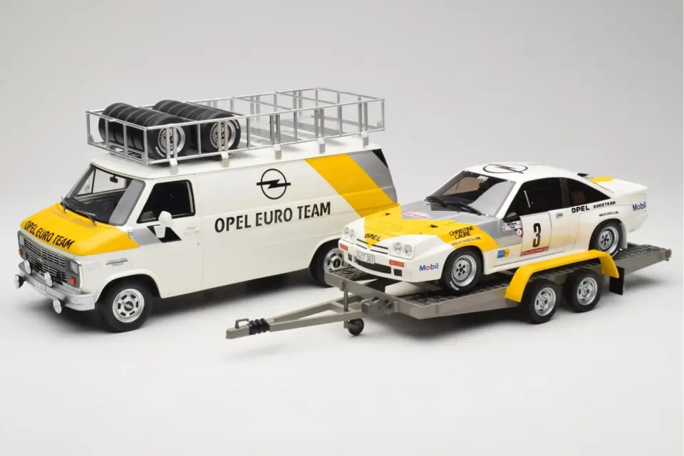 OTTO RALLY PACK OPEL - CHEVROLET G30 - OPEL MANTA 400 1:18 (OT491)