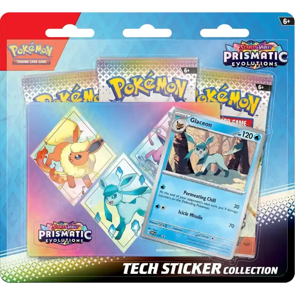 Pokémon Prizmatik Evrimler Teknoloji Etiket Koleksiyonu (Glaceon)