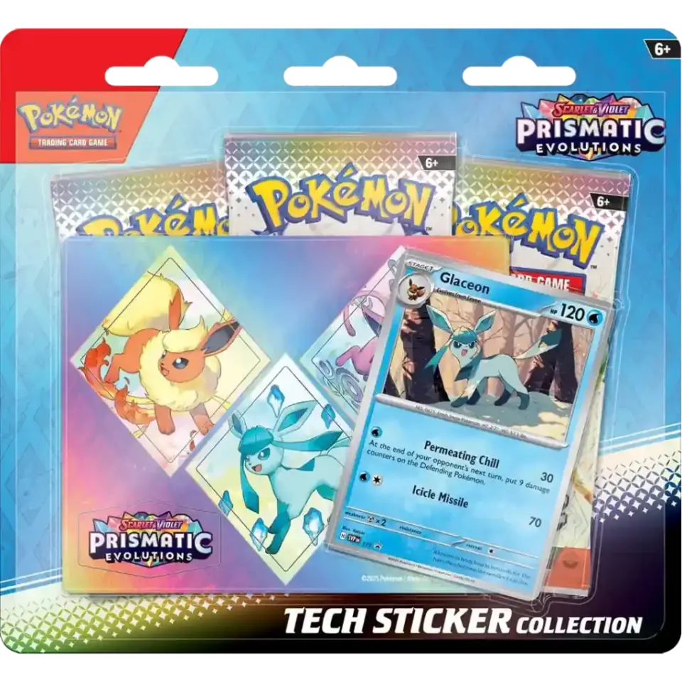 Pokémon Prizmatik Evrimler Teknoloji Etiket Koleksiyonu (Glaceon)