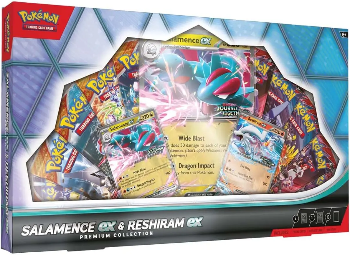 Pokémon Salamence Ex & Reshiram Ex Premium Koleksiyon Kutusu
