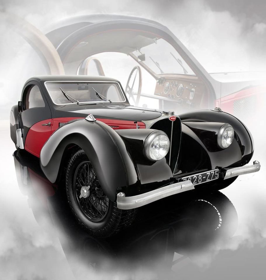 BAUER 1:12 1937 BUGATTI TYPE 57SC ATALANTE (7828-Z75)