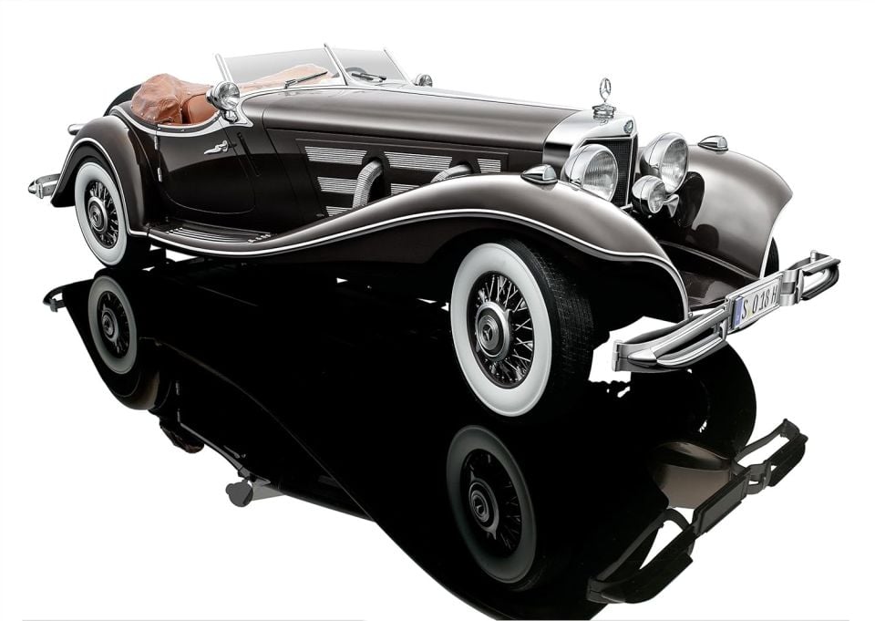 BAUER 1:12 1934 MERCEDES BENZ 500K SPEZİAL ROADSTER (S018Hs)
