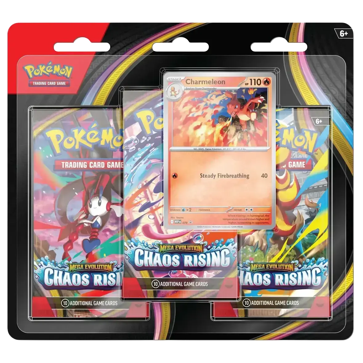 Pokémon Chaos Rising 3'lü Paket Blister - Charmeleon